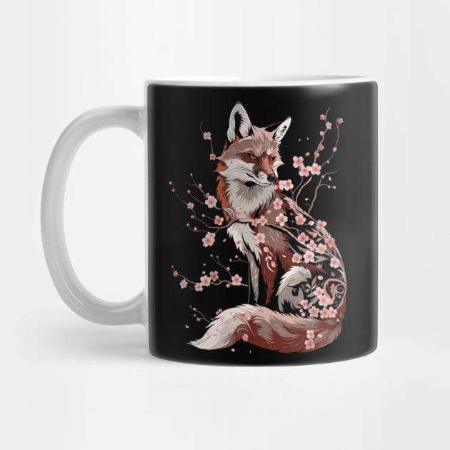 In Harmony Fox And Flowers by Gorilla Animal